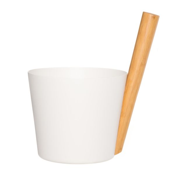 Sauna Bucket RENTO WHITE 5L