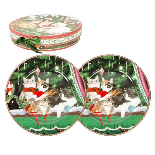 Taldrikud MIA CATS 2tk D19cm, kinkekarbis