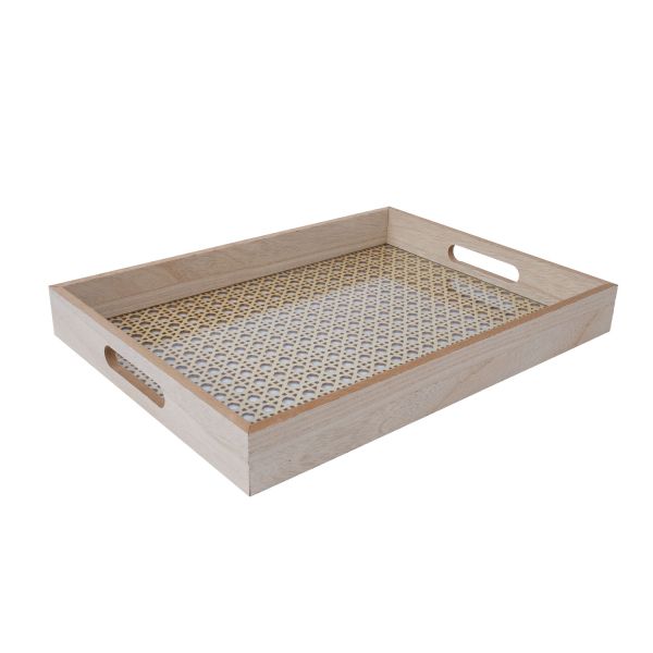 Поднос HAZEL 40x30см, бежевый