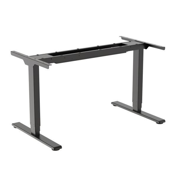 Table leg ERGO PRO with 2-motor, black