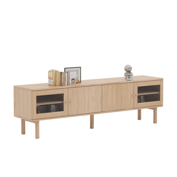 TV-table HANSEN 160x40xH55cm, melamine