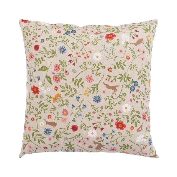 Подушка HOLLY 45x45cm, животные и цветы