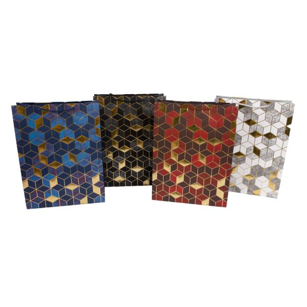 Kinkekott ROMBY 30x40x12cm, mix