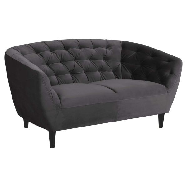 Sofa RIA 2-seater, dark grey