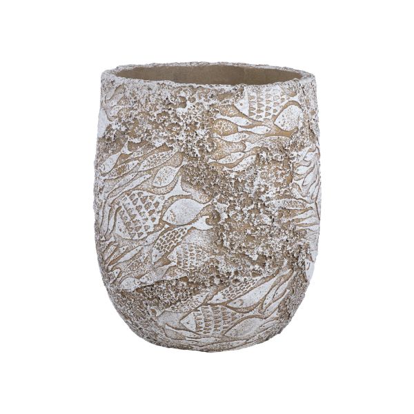 Plant holder SUNNY CORAL D33xH39cm beige