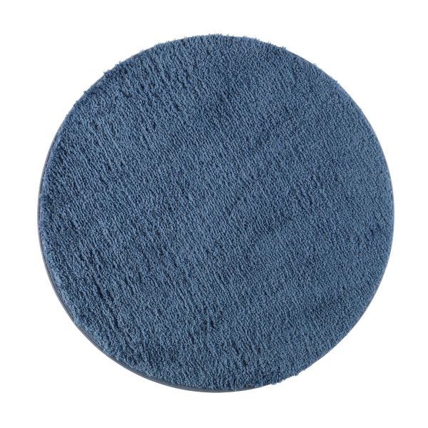4Living Bath mat Solid 70 cm blue