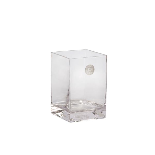 Vase IN HOME 10x10xH15cm, clear glass