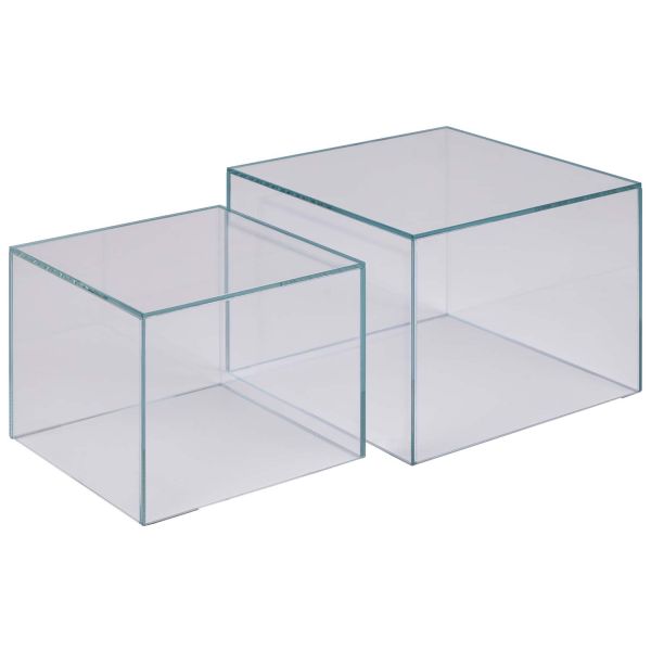 Diivanilauakomplekt DICE 50x50xH35cm, läbipaistev