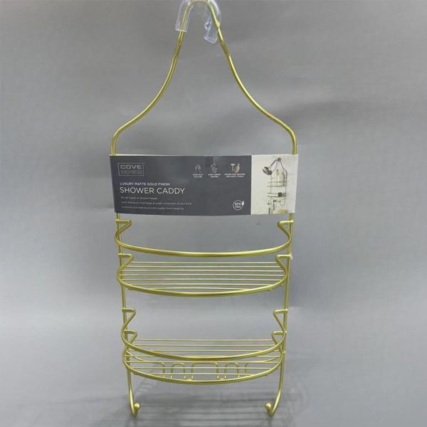 Basket shelf RACK GOLDY 2-tier shower shelf 23.5xH55.5cm