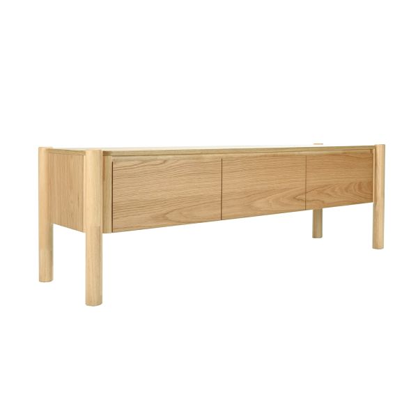TV cabinet GARDENIA 153x43xH50,5cm, oak