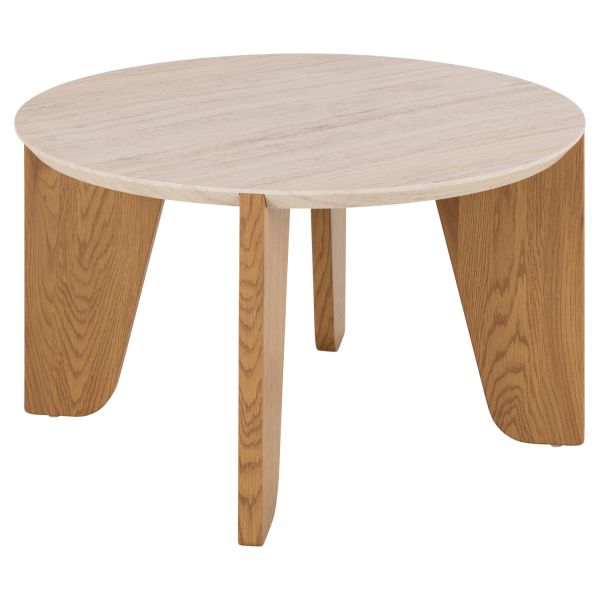 Coffee table DOCKLAND D80xH45cm, beige