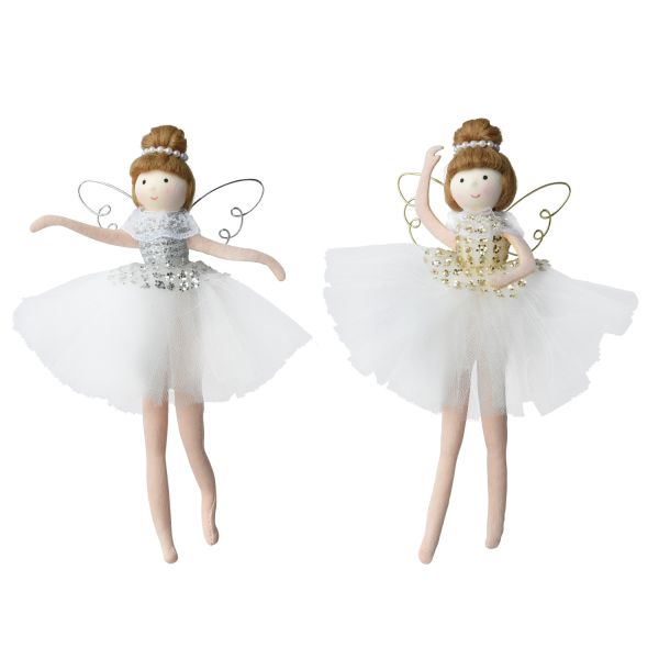 Christmas ornament SHINE DANCER 20cm, mix