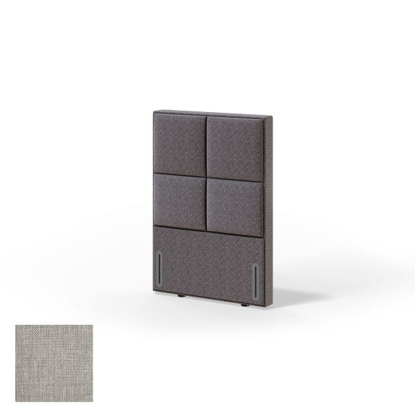 Headboard RED/BLACK KRONANG MANGO 80cm, beige