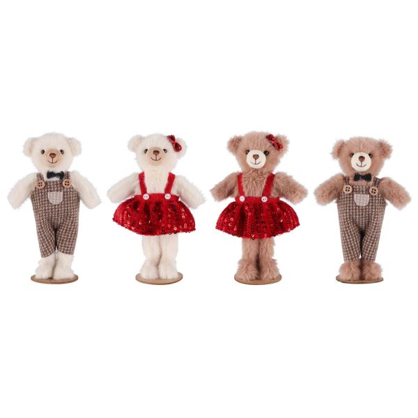 Dekoratsioon CHARM TEDDY BEAR 15cm, mix