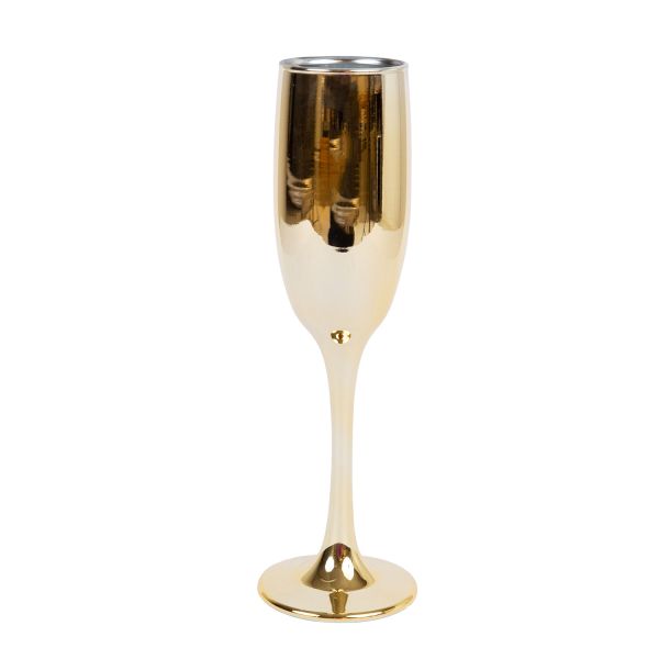 Champagne goblet ROYAL H24,5cm, golden