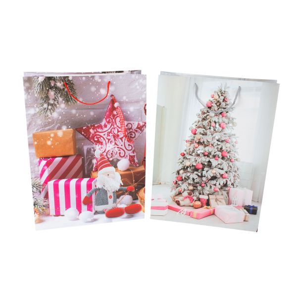 Gift bag XMAS GIFT, 40x55x15cm, mix