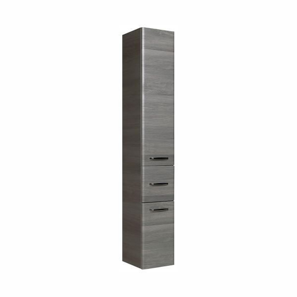 Высокий шкаф в ванную 328, 30x33xH185,5см, серый