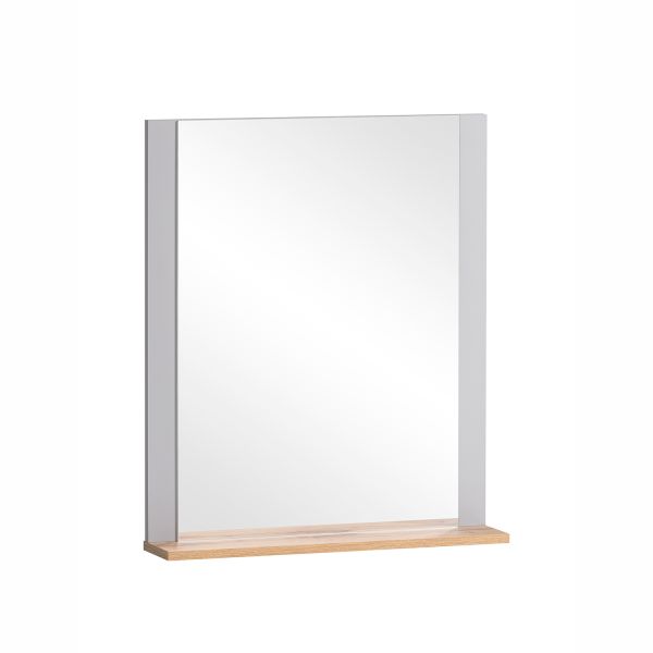 Seinapeegel JELDA 60x12xH71cm, tamm/hall