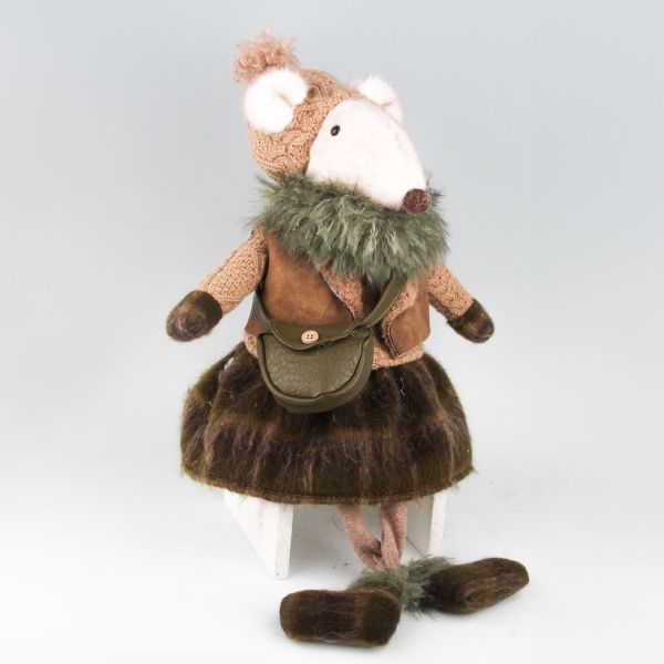 Decoration FAB HANNA H58cm, mouse, girl