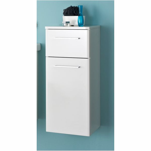 Alumine vannitoakapp 316, 30x33xH72cm, valge läige