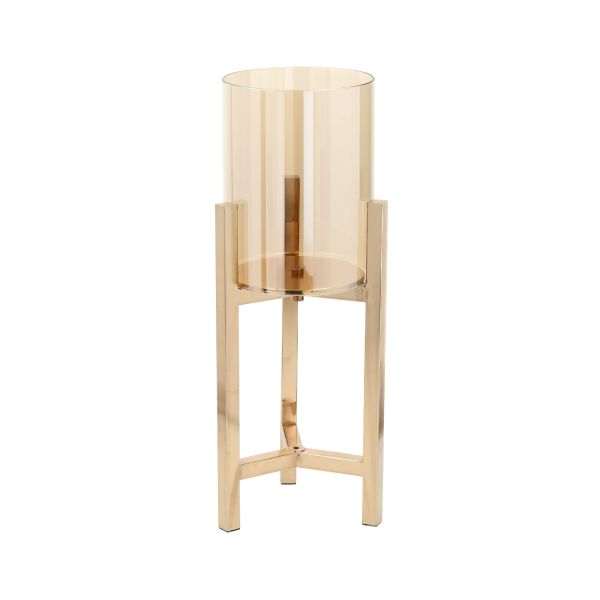 Candlestick LAUDRE H54cm, gold