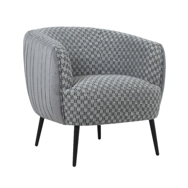 Кресло ACCENT 77x80xH74см, серое
