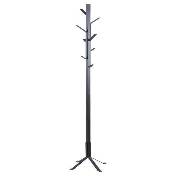 Coat rack VINSON 50x50xH181cm, black