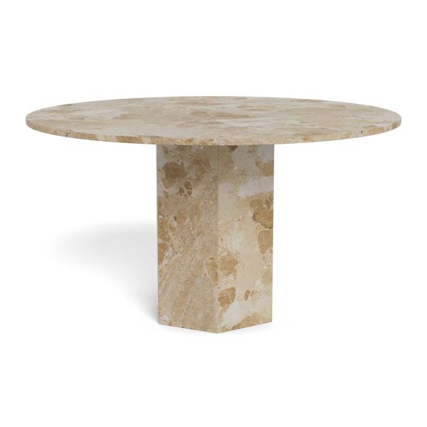 Dining table NAXOS D130xH75cm, brown