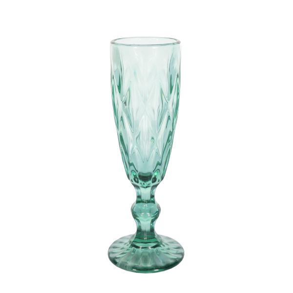 Champagne globet CORAL 180ml, turquoise