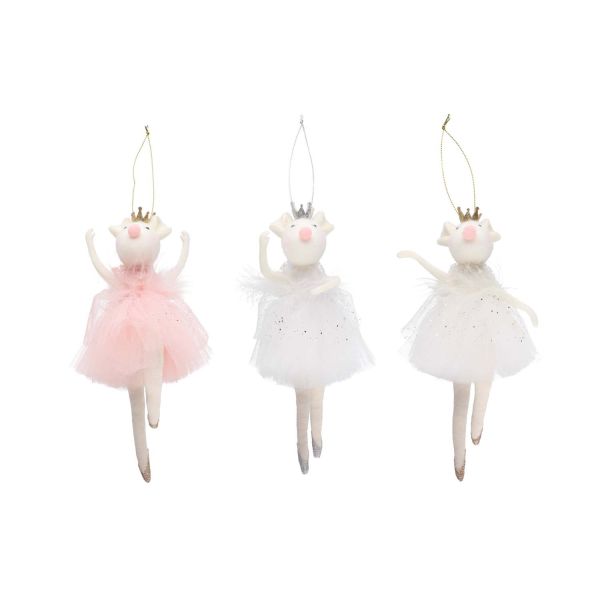Winteria Ornament Mouse Angel assortment display