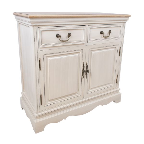Kummut SAMIRA 85x39xH82cm, antiikvalge