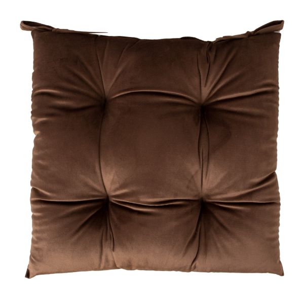 Toolipadi VELVET 40x40cm, pruun