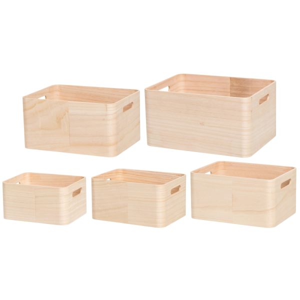 Box 4Living BOX 35x25x18cm, natural