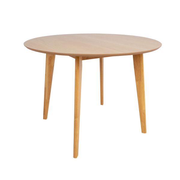Dining table ROXBY D105xH76cm, oak