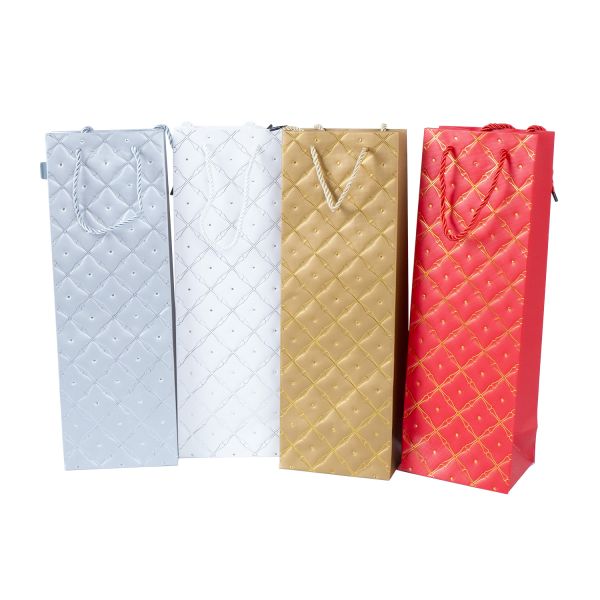 Подарочный пакет IRIS, 12x9x35см, микс