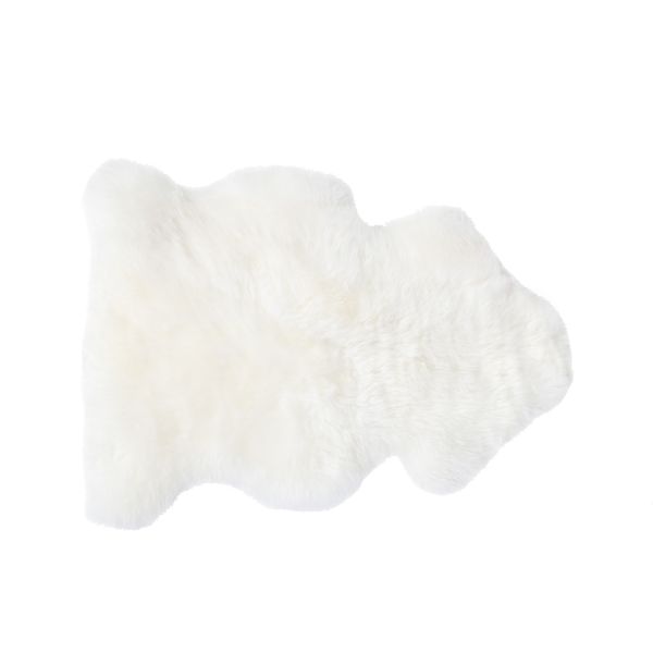 Sheepskin BRAZIL S, 40x70-80cm, white,
