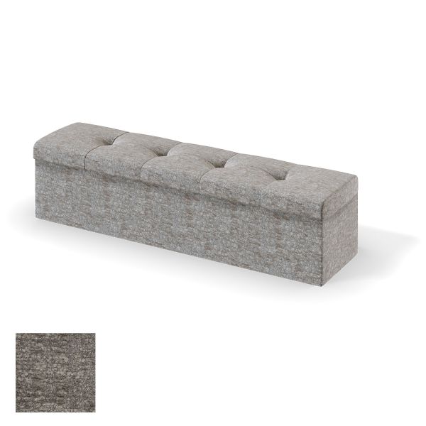 Storage box for continental bed RED/BLACK ULVASEN AVOLA 180cm, grey