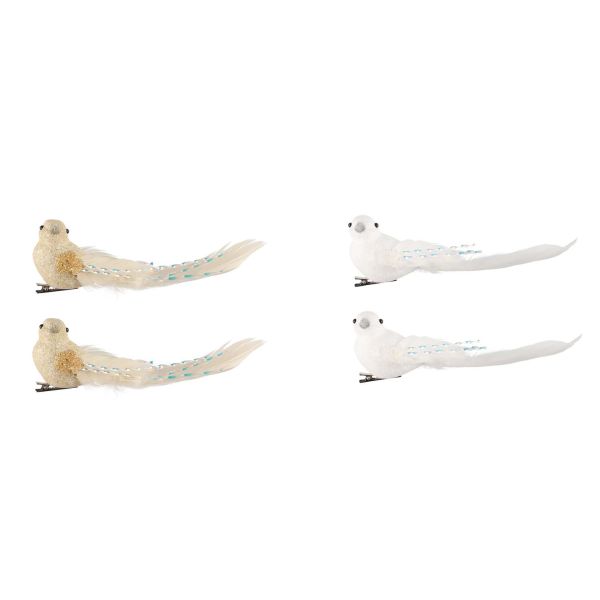 Winteria Ornament bird 18 cm 2 pcs assortment