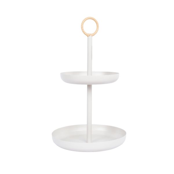 Tiered stand DEIA D24,5xH41cm, warm grey