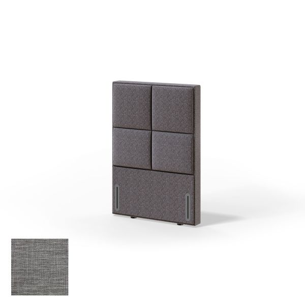 Headboard RED/BLACK KRONANG MANGO 80cm, light grey