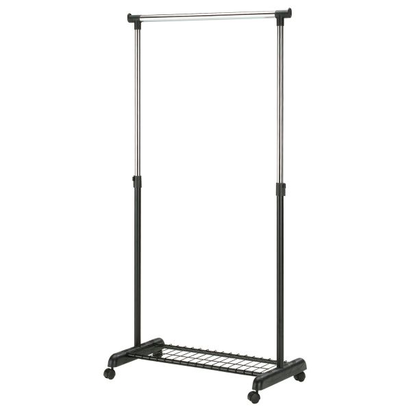 Stange FRANK 83x43xH93,5-168cm, must/kroom