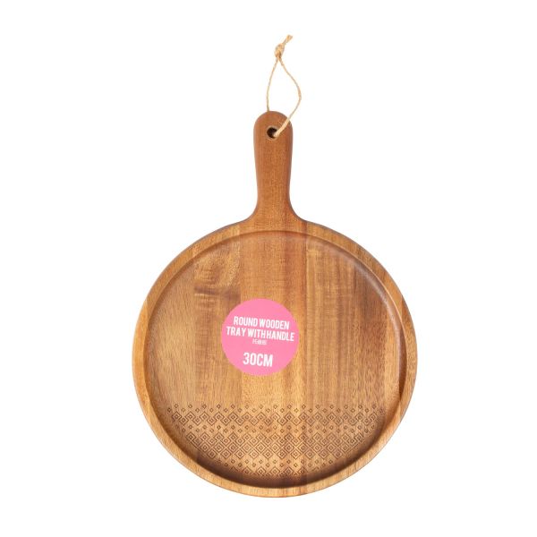 Tray ETNO WOOD 30x22cm, acacia