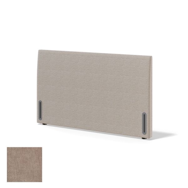 Headboard RED/BLACK DIONE CLIFF 160cm, beige