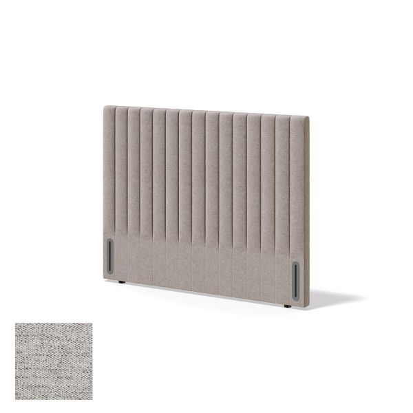 Headboard RED/BLACK NEW YORK VERANO 160cm, light grey