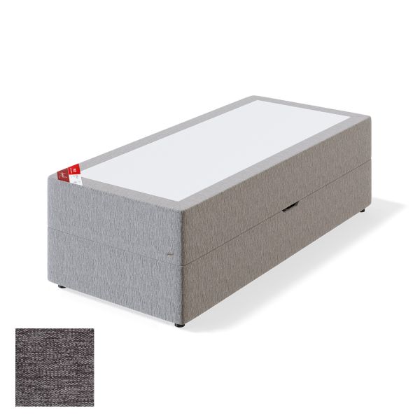 Couch RED POCKET STORAGE VERANO 80x200cm, soft, grey