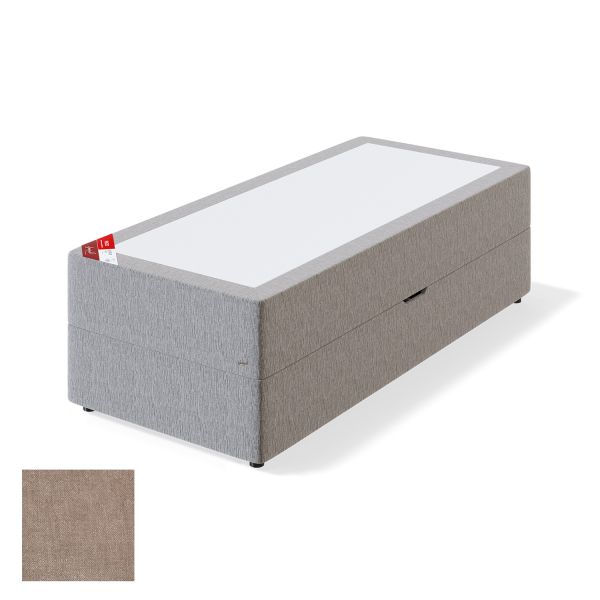 Couch RED POCKET STORAGE CLIFF 90x200cm, soft, beige