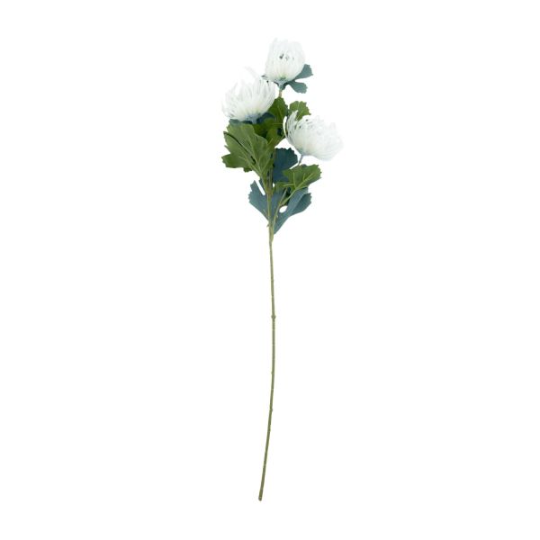 Искусственный цветок FLOWERLY H67cm белый "Мимоза"
