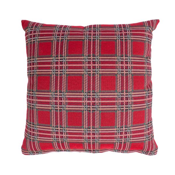 Padi HOLLY 45x45cm, punane ruut