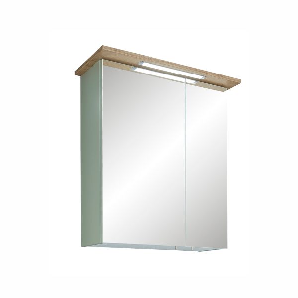 Peegelkapp LED-valgustusega 84-I, 60x20xH72cm, salvei/tamm