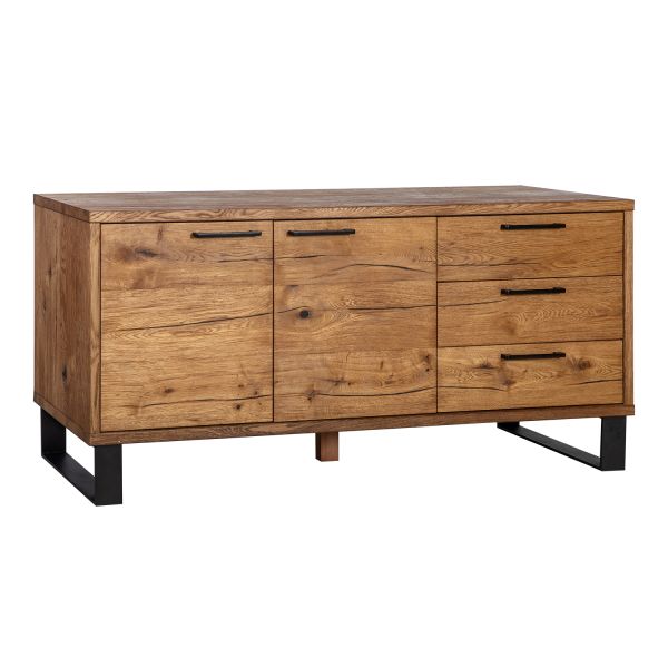 Sideboard ROTTERDAM 175x45xH73cm, oak